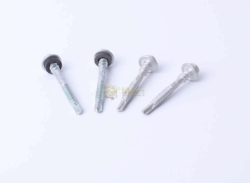 HEX FLANGE HEAD DOUBLE THREAD SELF DRILLING SCREW